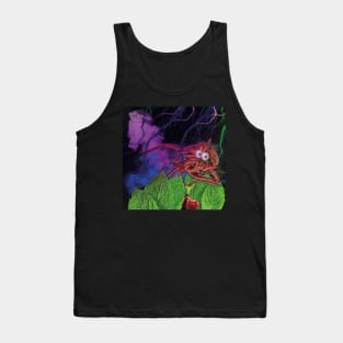 Worms Surreal Collage Art Tank Top